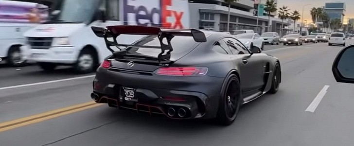 Red-Accented Mercedes-AMG GT Black Series downpipe tuned by RDB LA