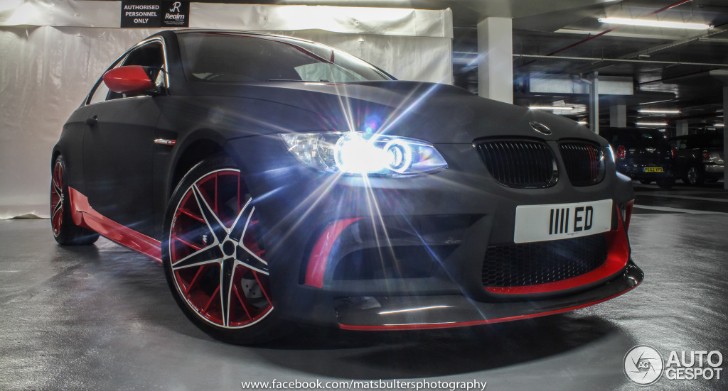 Red and Black BMW M3