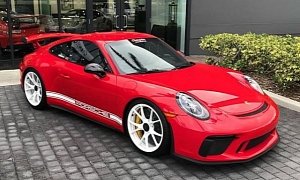 Red and White 2018 Porsche 911 GT3 "Rally Spec" Looks Amazing