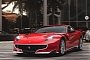 Red and White Ferrari F12 TDF Shows The Classy Spec