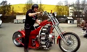 Red Baron Airplane Engine Bike: Riding or Flying?