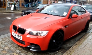Red BMW M3 M Performance Spotted in the Wild