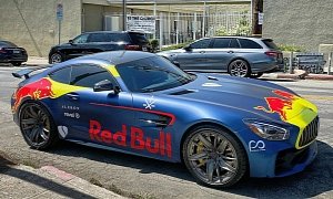 Red Bull Mercedes-AMG GT R Looks Hilarious, Matches Super Formula Single Seater
