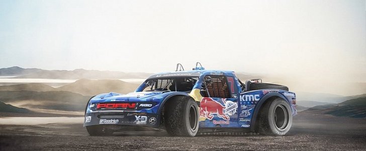 Red Bull's 900 HP Trophy Truck Gets Lowered to the Ground: Render
