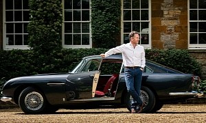 Red Bull’s Christian Horner Caught Using His Phone While Driving His Aston Martin DB5