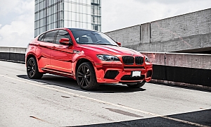 Red Chrome BMW X6 M Is a Must See from Canada