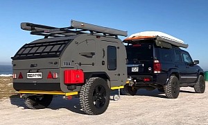 Red Gecko TDX Is a Small Off-Road Teardrop Trailer With a Sturdy Build and Big Attitude