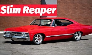 Red Hot 1967 Chevrolet Impala Sport Coupe Rocks Replacement V8, Looks Like a Million Bucks