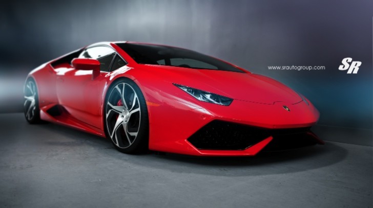Red Lamborghini Huracan Gets PUR RS12 Wheels