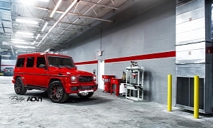 Red Mercedes G63 AMG Is a Tuning Shock