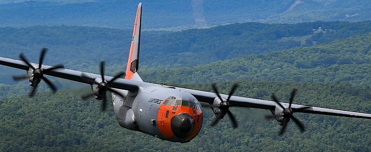 C-130J Super Hercules over Arkansas