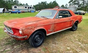 Red-On-Black 1968 Ford Mustang Leaves Long-Term Storage With Just One Mission
