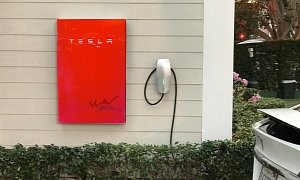 Red Powerwall Signed by Elon Musk Offered in Tesla's Referral Program