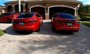 Red Tesla Model S Plaid vs. Crimson Raven Comparison Shows the Widening Gap