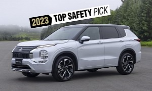 Redesigned 2023 Mitsubishi Outlander Plug-In Hybrid Earns IIHS Top Safety Pick Rating