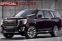 Redesigned 2024 GMC Yukon SUV Unofficially Flaunts Only the Ritzy Color Options