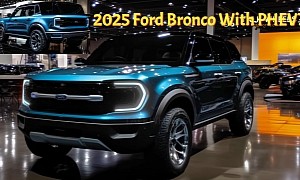 Redesigned 2025 Ford Bronco Gets Unofficially Revealed With Hypothetical PHEV Option