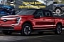 Redesigned 2025 Ford F-150 Lightning Flashes Colorful From Behind the CGI Curtain