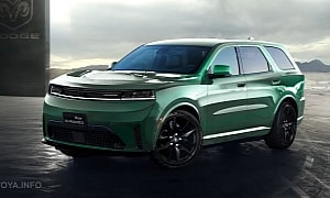 Redesigned 2025 or 2026 Dodge Durango Shows Its Ritzy Colors, Albeit Only in CGI