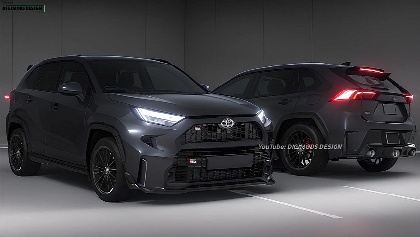 2025 Toyota RAV4 GR Sport rendering by Digimods DESIGN 