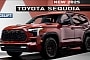 Redesigned 2025 Toyota Sequoia TRD Pro Already Spills the CGI Beans Inside and Out