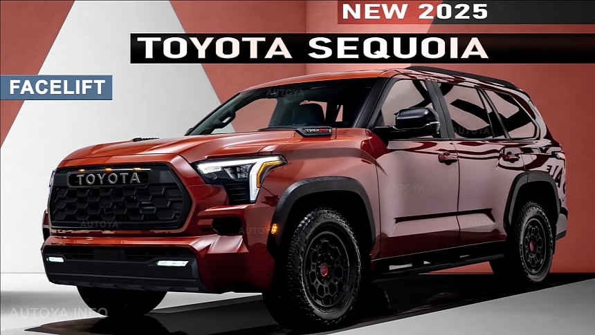 2025 Toyota Sequoia TRD Pro rendering by AutoYa