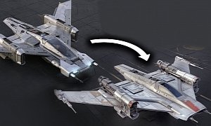 Redesigned Porsche Star Wars Ship Is More Starfighter, Less Taycan