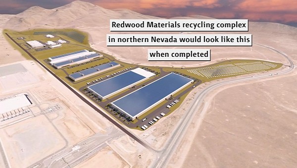 Redwood Materials secured a $2 billion loan for its EV battery recycling plant in Nevada