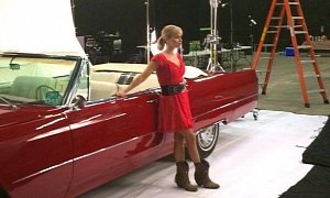 Reese Witherspoon Sits Next to a Cadillac Eldorado: Photo Shoot