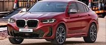 Refreshed 2022 BMW X4 Gets Accurately Rendered With Sunglasses Grille
