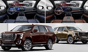 Refreshed 2024 GMC Yukon Denali Imaginatively Portrays Its Goodies From Inside-Out