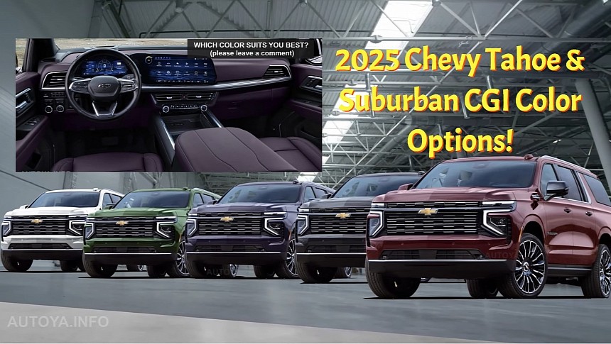 2025 Chevrolet Tahoe & Suburban rendering by AutoYa