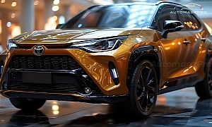 Refreshed 2025 Toyota GR Corolla Cross Hybrid Gets Virtually Unveiled for America