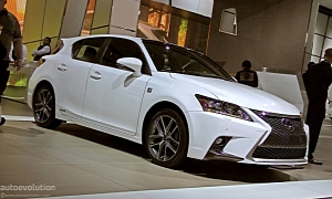 Refreshed Lexus CT Shows Up at 2014 Detroit Show <span>· Live Photos</span>