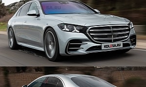 Refreshed Mercedes S-Class Digitally Flashes LED Stars, Larger Grille, Bigger Everything