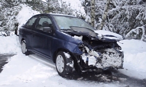 Regular Car Reviews’ Toyota Echo Crashed