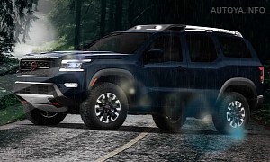 Reimagined 2024 Nissan Xterra Makes a Body-on-Frame SUV Out of the U.S. Frontier