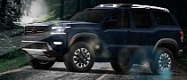 Reimagined 2024 Nissan Xterra Makes a Body-on-Frame SUV Out of the U.S. Frontier