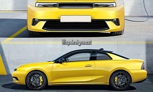 Reborn Opel Calibra Wants to Make the 2022 Astra a Stylish Two-Door PHEV Coupe