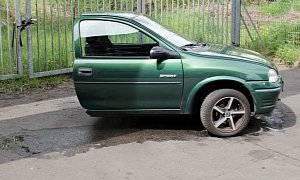 Rejected Man Literally Cuts Opel Corsa in Half and Sells It on eBay