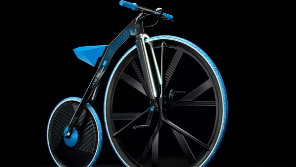 The Concept 1865 concept bike is an electric penny-farthing, made with innovative plastics and fully functional