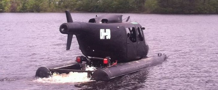 Speedycopter, the helicopter turned road-legal car slash boat