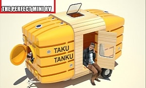 Remembering Taku-Tanku, the Lightweight Tiny House You Can Tow by Bicycle