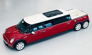 Remembering the Extravagant MINI Cooper S XXL Limo With Functional Jacuzzi