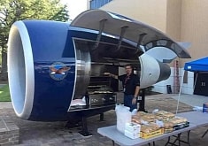 Remembering When TechOps Engineers Stripped a PW2000 Engine and Added Two BBQ Stations