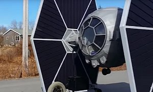 Remote Controlled Star Wars Tie Fighter Can Fit a Full Grown Human Being