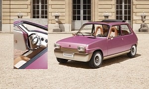 Renault 5 Diamant Celebrates 50 Years of the Iconic Car With a Marble Steering Wheel