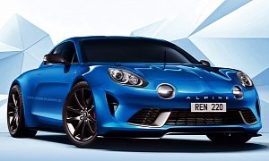 Renault Alpine Celebration Concept Rendered in Production Clothing...Twice