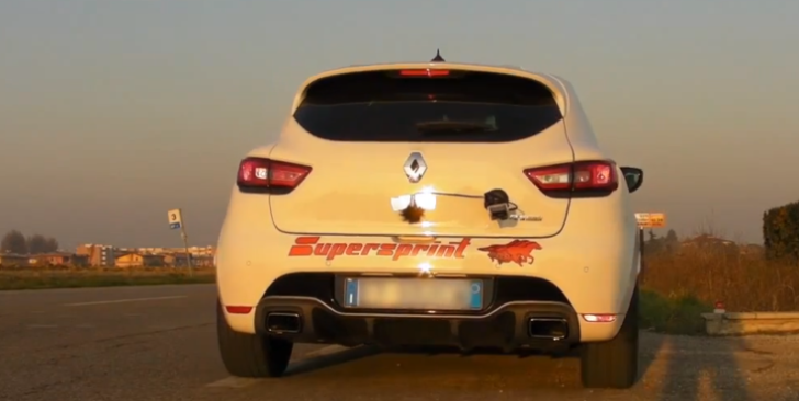 Renault Clio RS 200 EDC Supersprint Exhaust Test