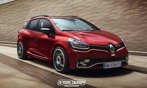 Renault Clio RS Grandtour / Wagon Needs to Happen, the Latest Rendering Proves